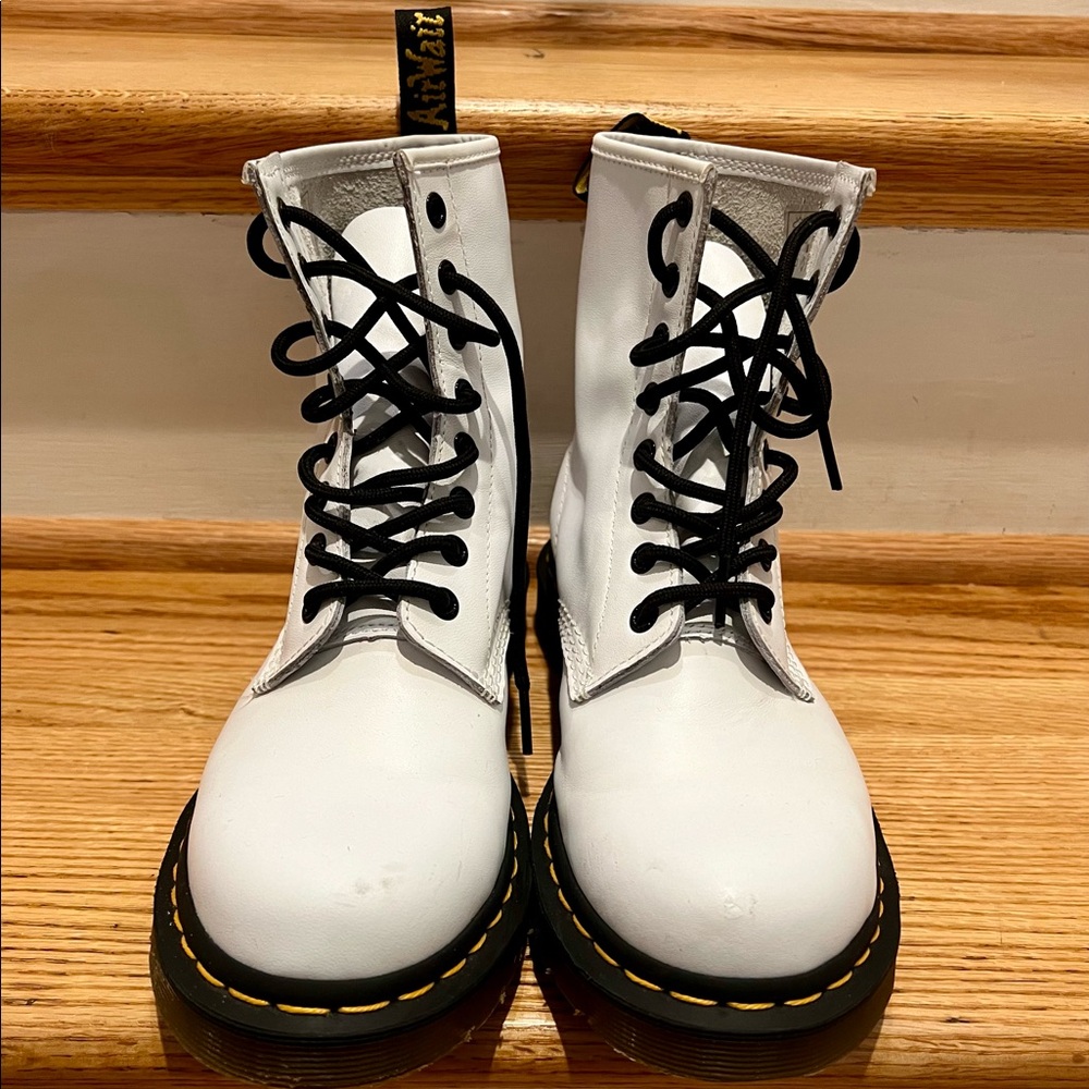 White Platform Dr. Martens